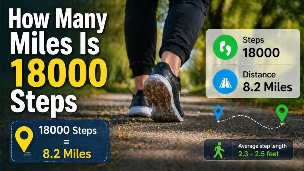 How Many Miles Is 18000 Steps – Distance and Benefits How Many Miles Is 18000 Steps