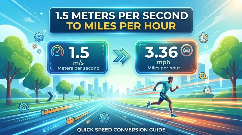 1.5 meters per second to miles per hour​ image