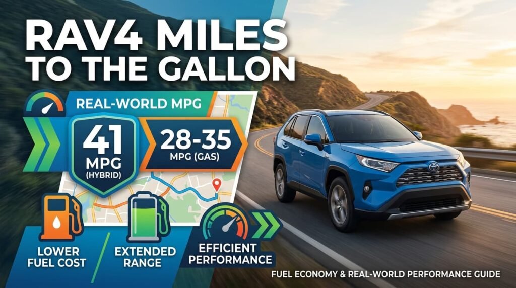 rav4 miles to the gallon​ image