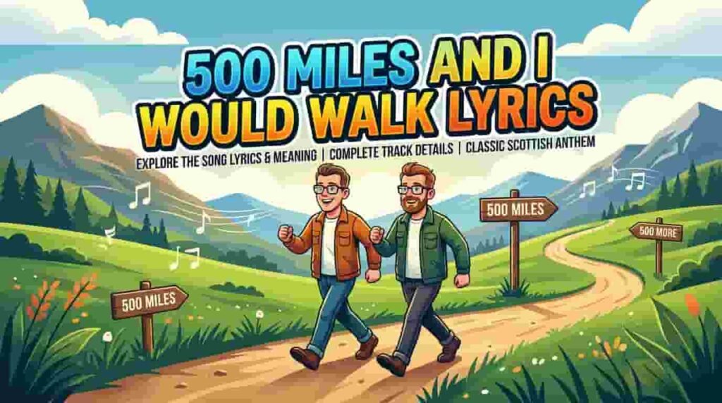 500 Miles and I Would Walk Lyrics imge