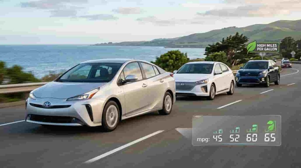 cars with good miles per gallon​ image