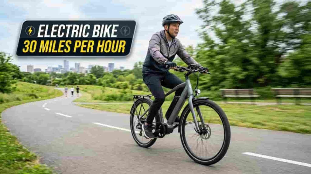 electric bike 30 miles per hour​ image