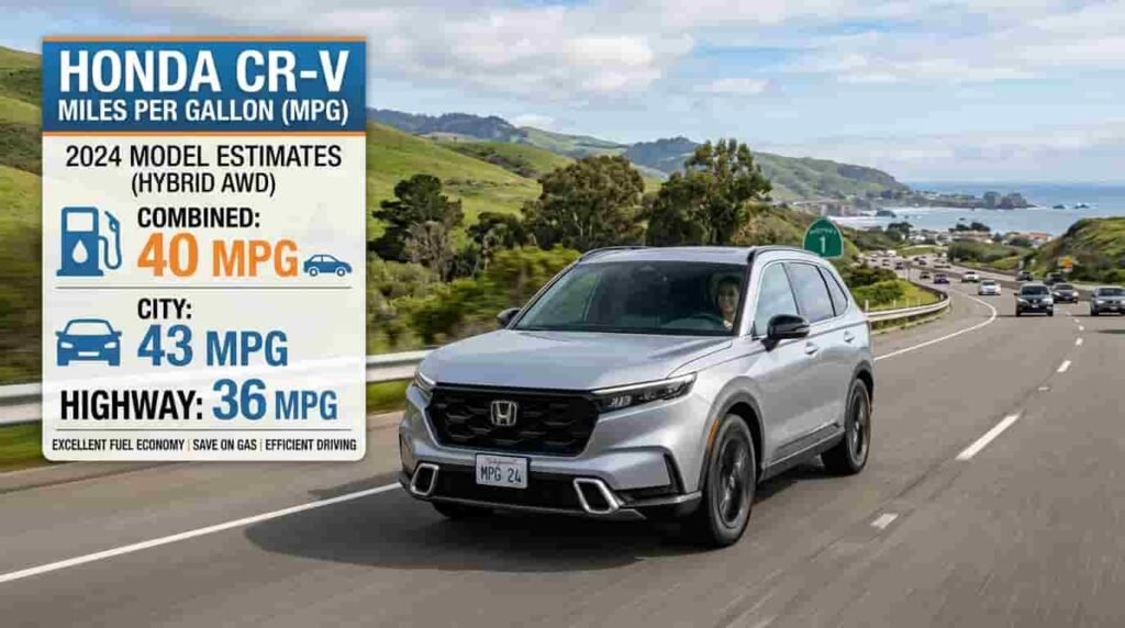 honda crv miles per gallon​ image (2)