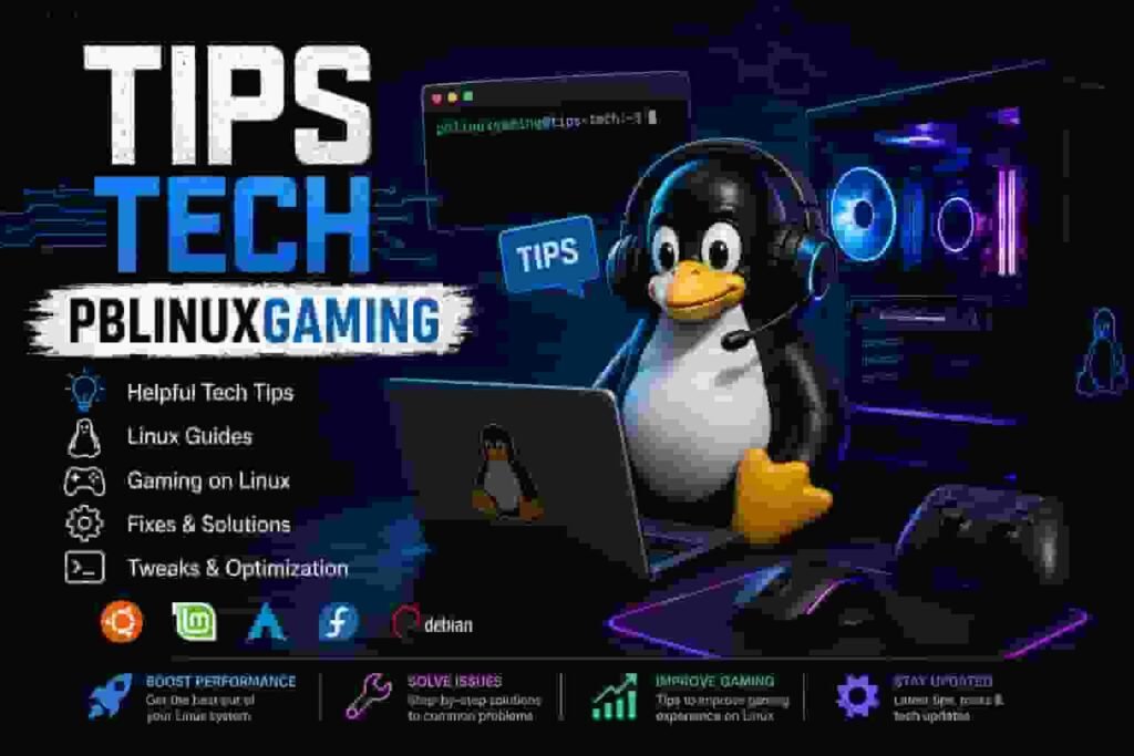 Tips Tech PBLinuxGaming tips tech pblinuxgaming image