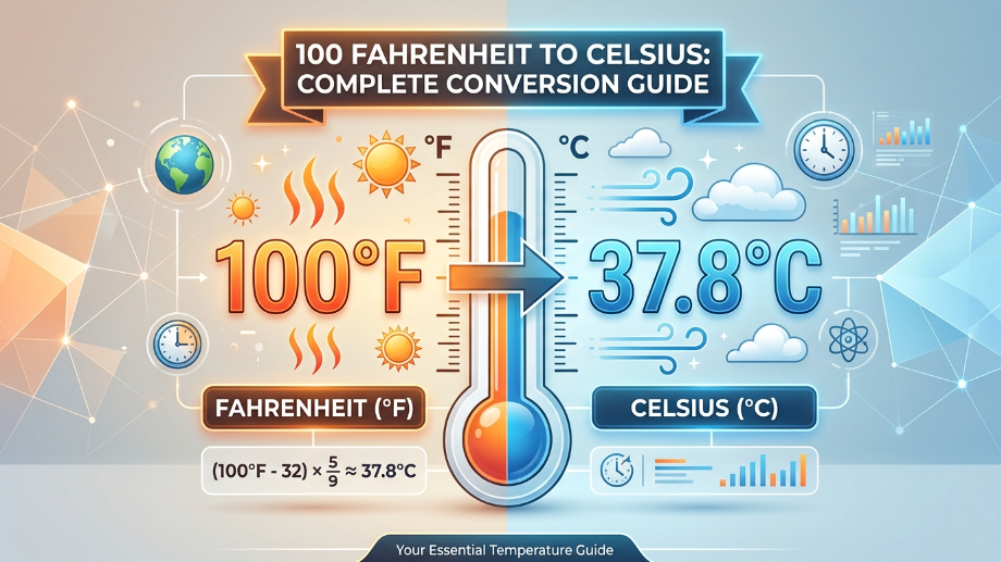 Acres to Hectares: The Complete Conversion Guide 100 Fahrenheit to Celsius image