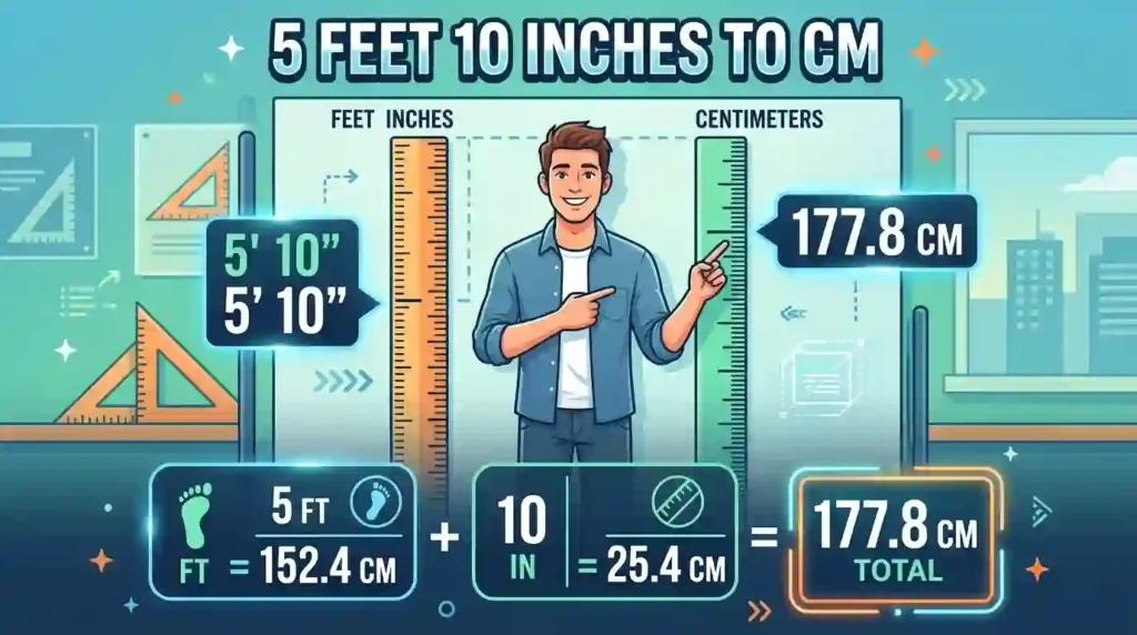 5 Feet 10 Inches in CM IMAGE