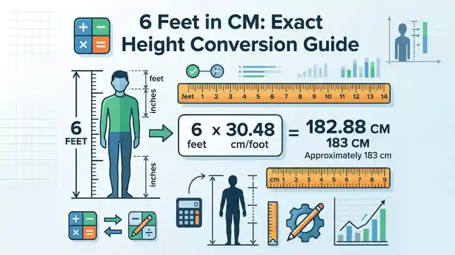 6 Feet in CM: Exact Height Conversion Guide 6 Feet in CM IMAGE
