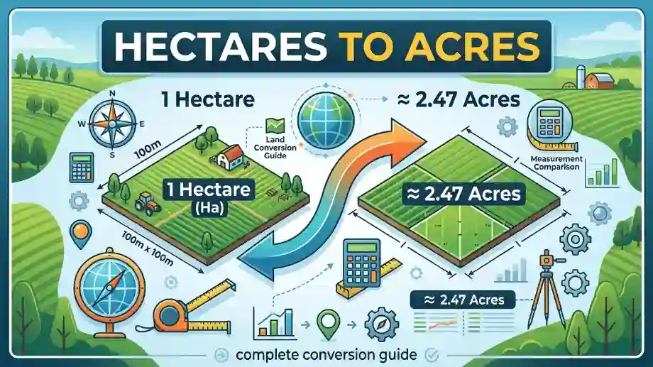 Hectares to Acres: The Complete Conversion Guide Hectares to Acres image